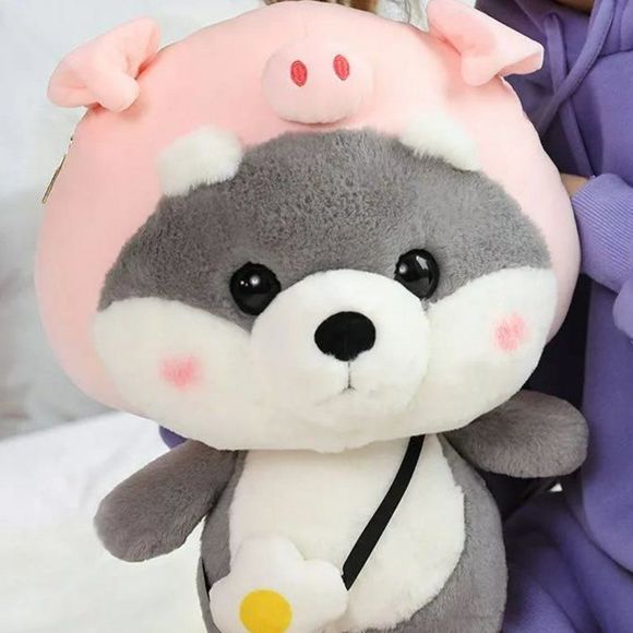 Shiba Inu + White Rabbit Hand Warmer Plushies main image 7